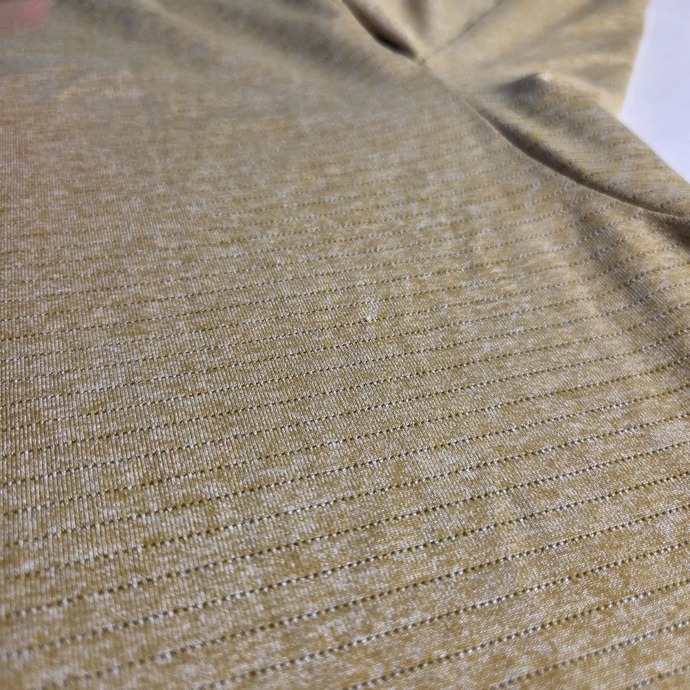 Lululemon Mens Drysense Training Tee Medium Heathered Bronze Green Medium - Picture 15 of 15